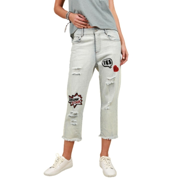 POL Denim - POL CROP NOVELTY JEANS